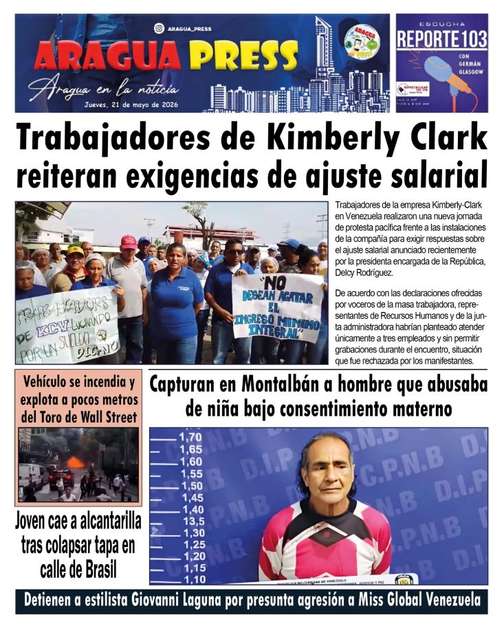 Portadas de este jueves 21 de mayo de 2026