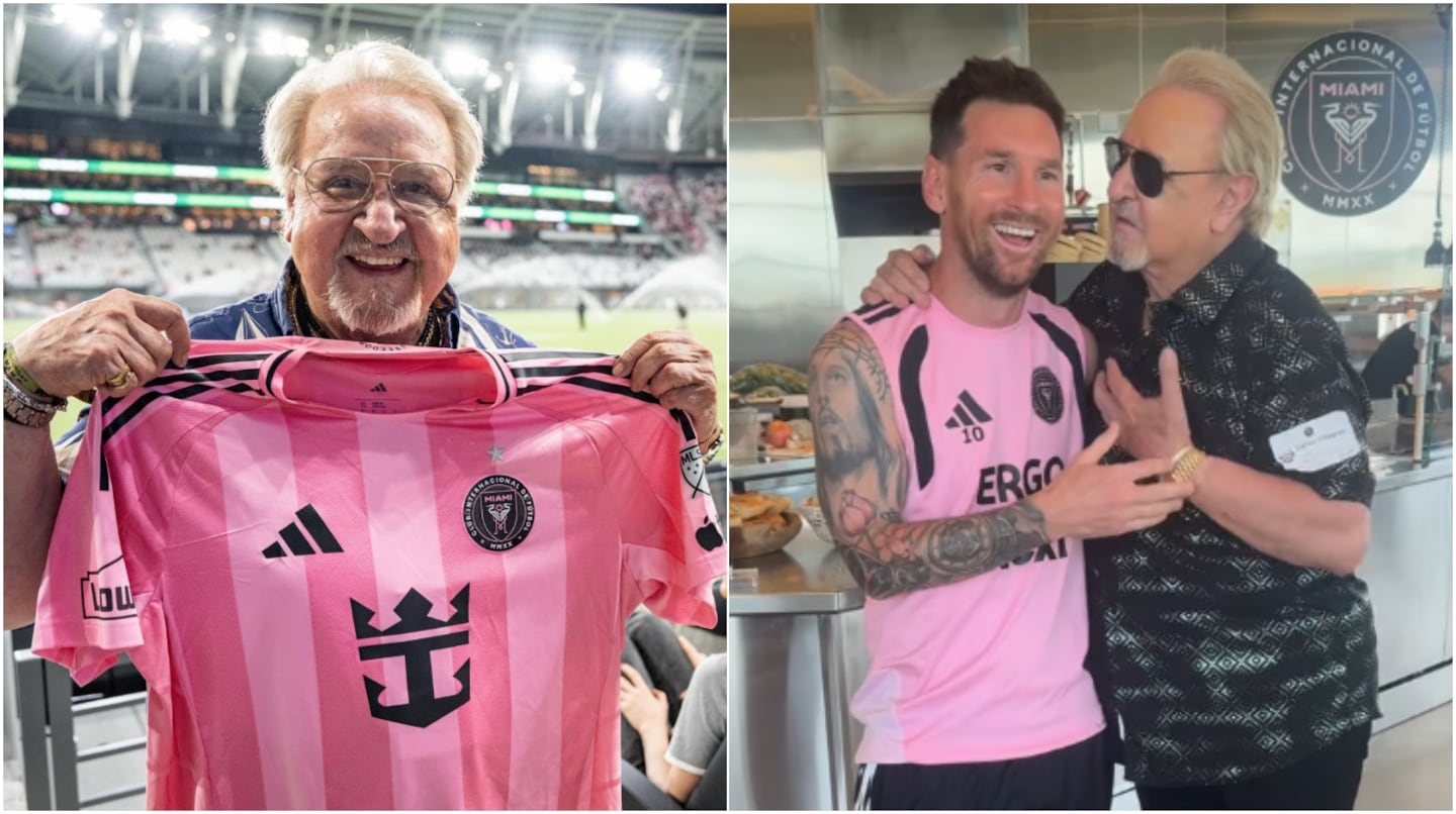 Quico de "El Chavo del 8" se emocionó tanto por su encuentro con Lionel Messi que hasta un beso le dio (VIDEO)