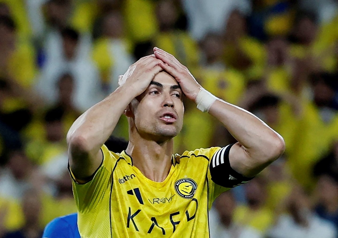 La reacción de Cristiano Ronaldo tras el error del arquero que le impidió ser campeón en Arabia Saudita (VIDEO)