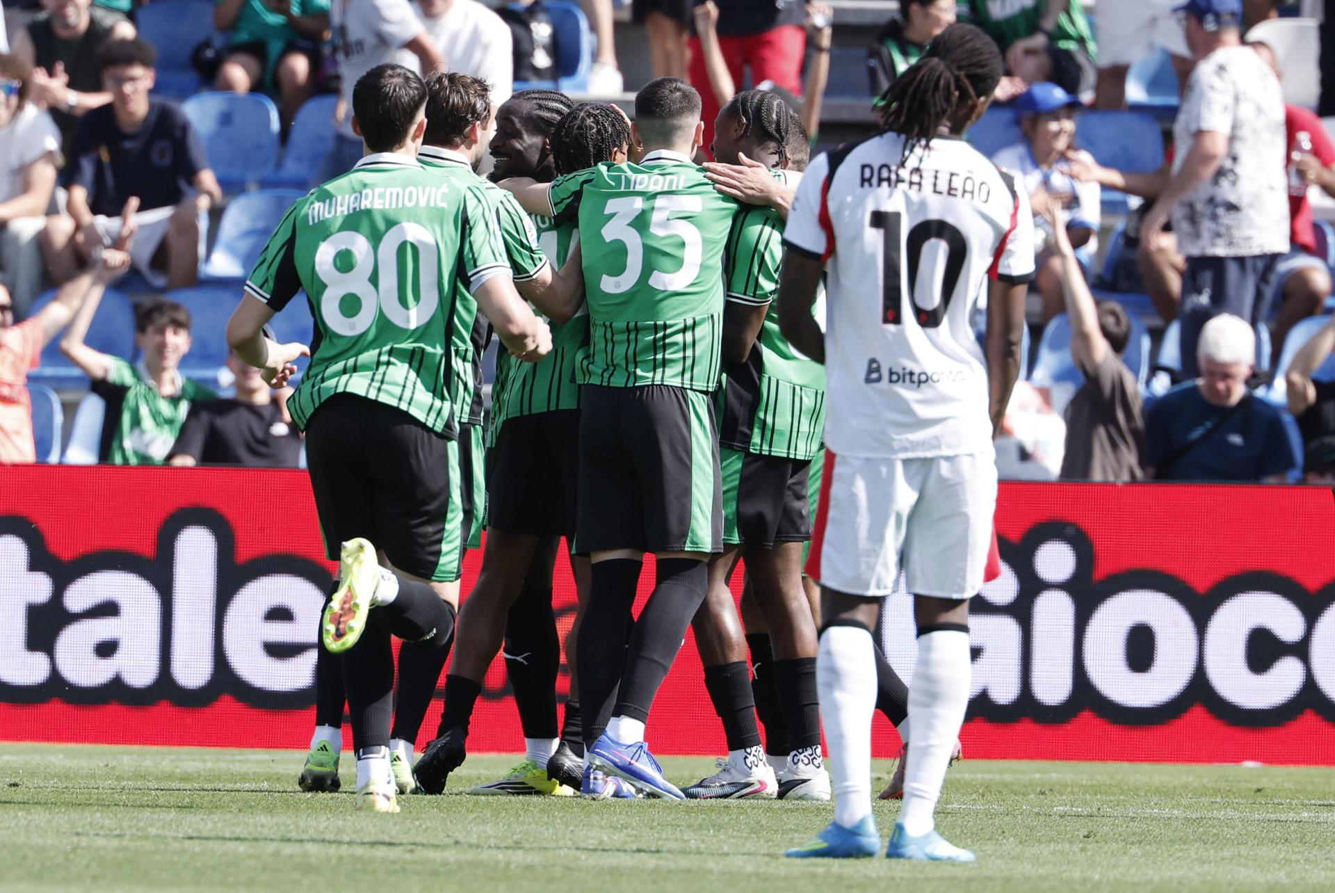 Milan se hundió ante Sassuolo y comprometió su camino a la Champions