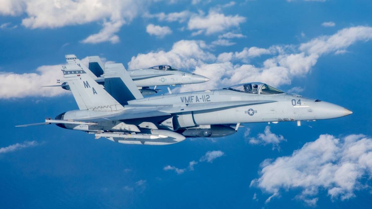 El Cuerpo de Marines de EEUU comenzó la retirada de sus F/A-18 Hornet