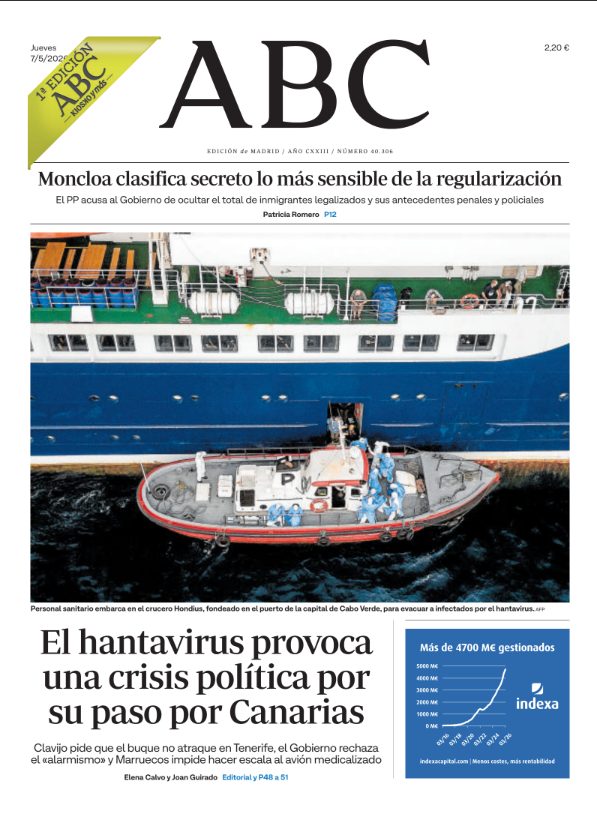 Portadas de la prensa internacional de este jueves 7 de mayo de 2026