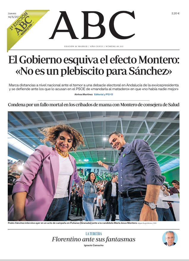 Portadas de la prensa internacional de este jueves 14 de mayo de 2026