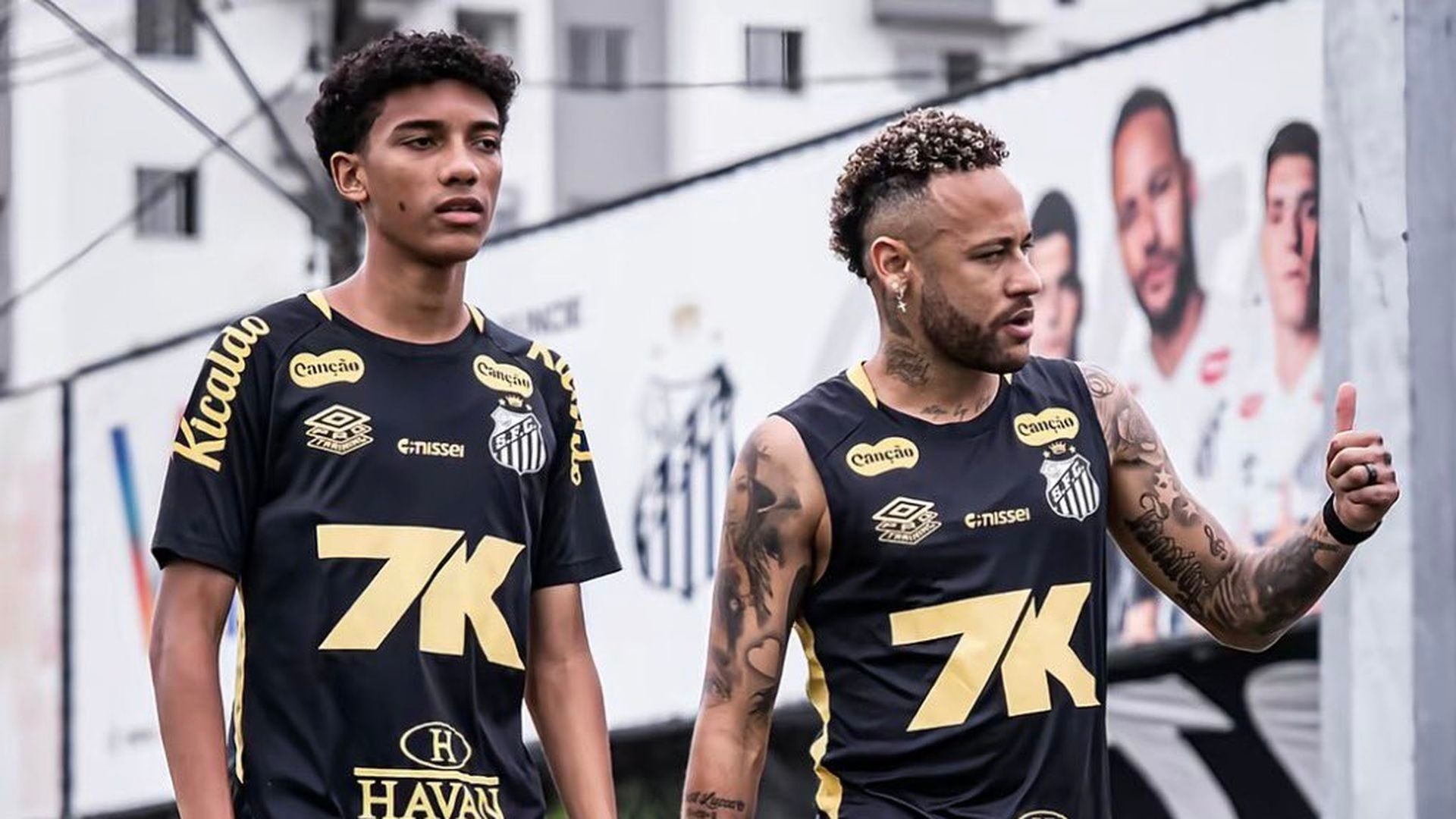 El Santos abrió una investigación para esclarecer pelea entre Neymar y el hijo de Robinho