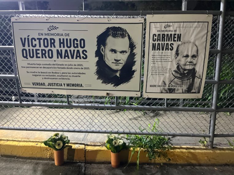 A un mes de la muerte de Carmen Navas, familiares de los presos políticos de El Rodeo I le rindieron sentido homenaje