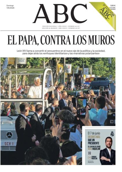 Portadas de la prensa internacional de este domingo 7 de junio de 2026