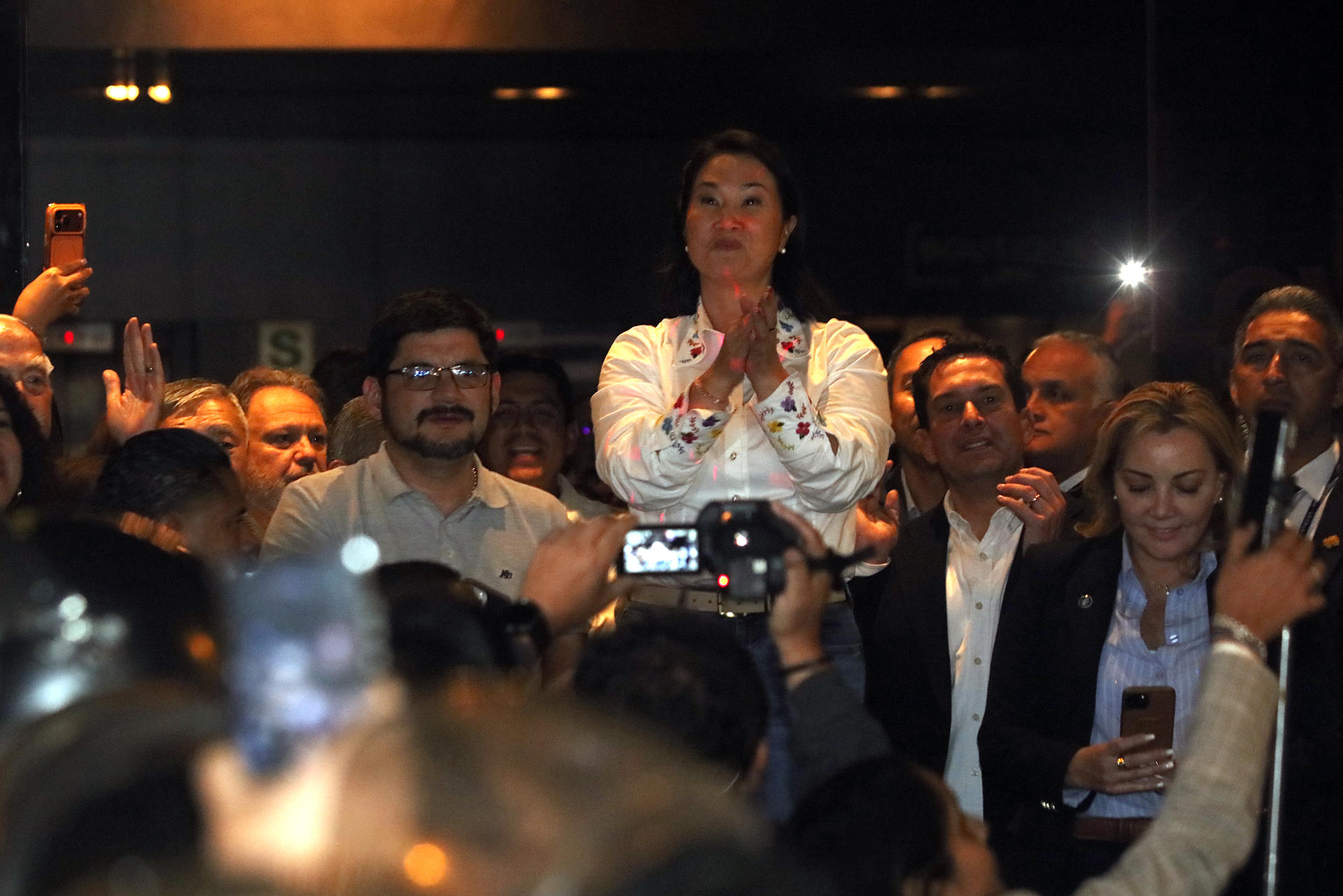 Fujimori dice tener "mucha esperanza" en que voto 