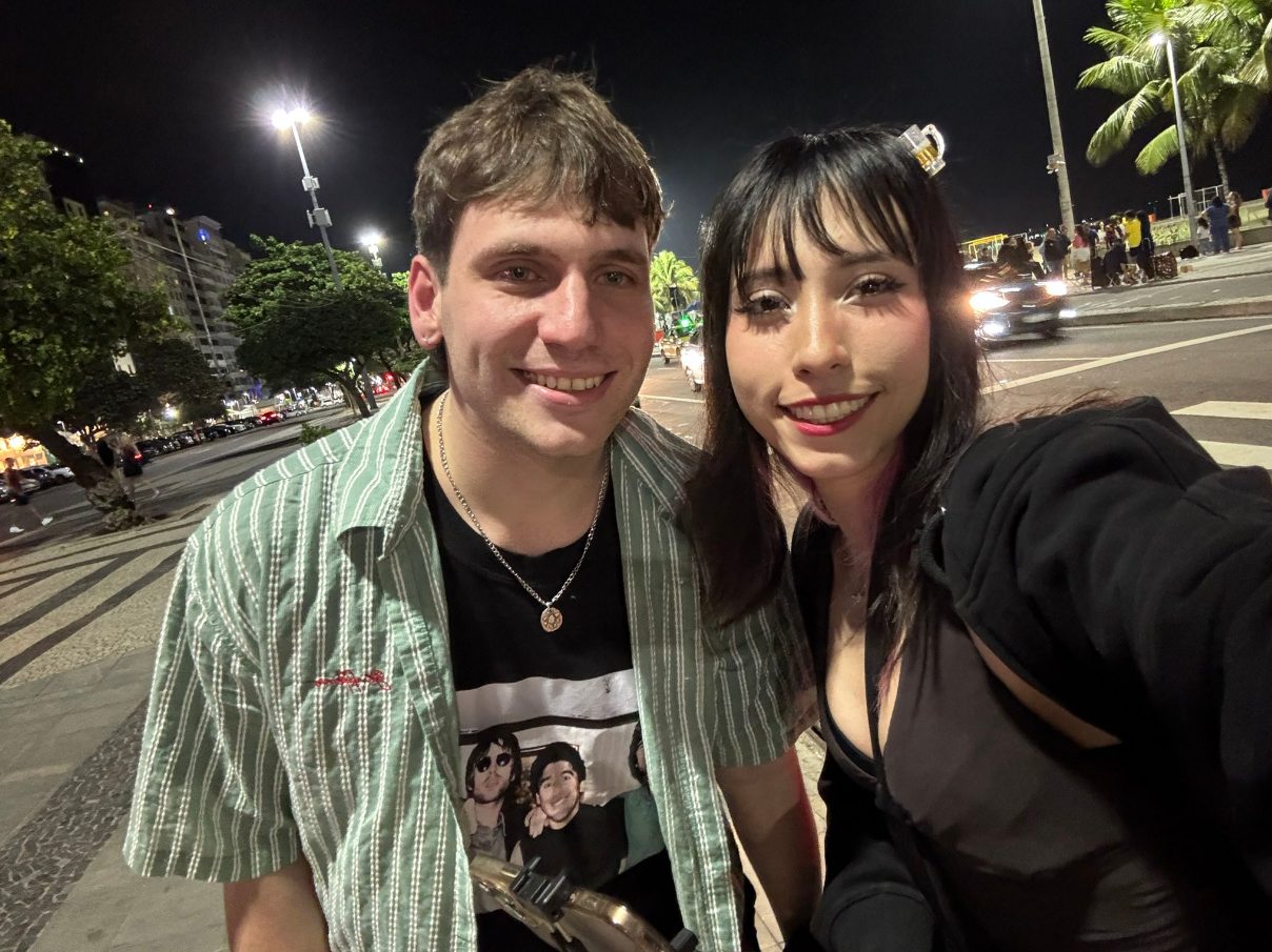 La última foto de Gaspi con una fan antes del fatal accidente que acabó con su vida en Brasil