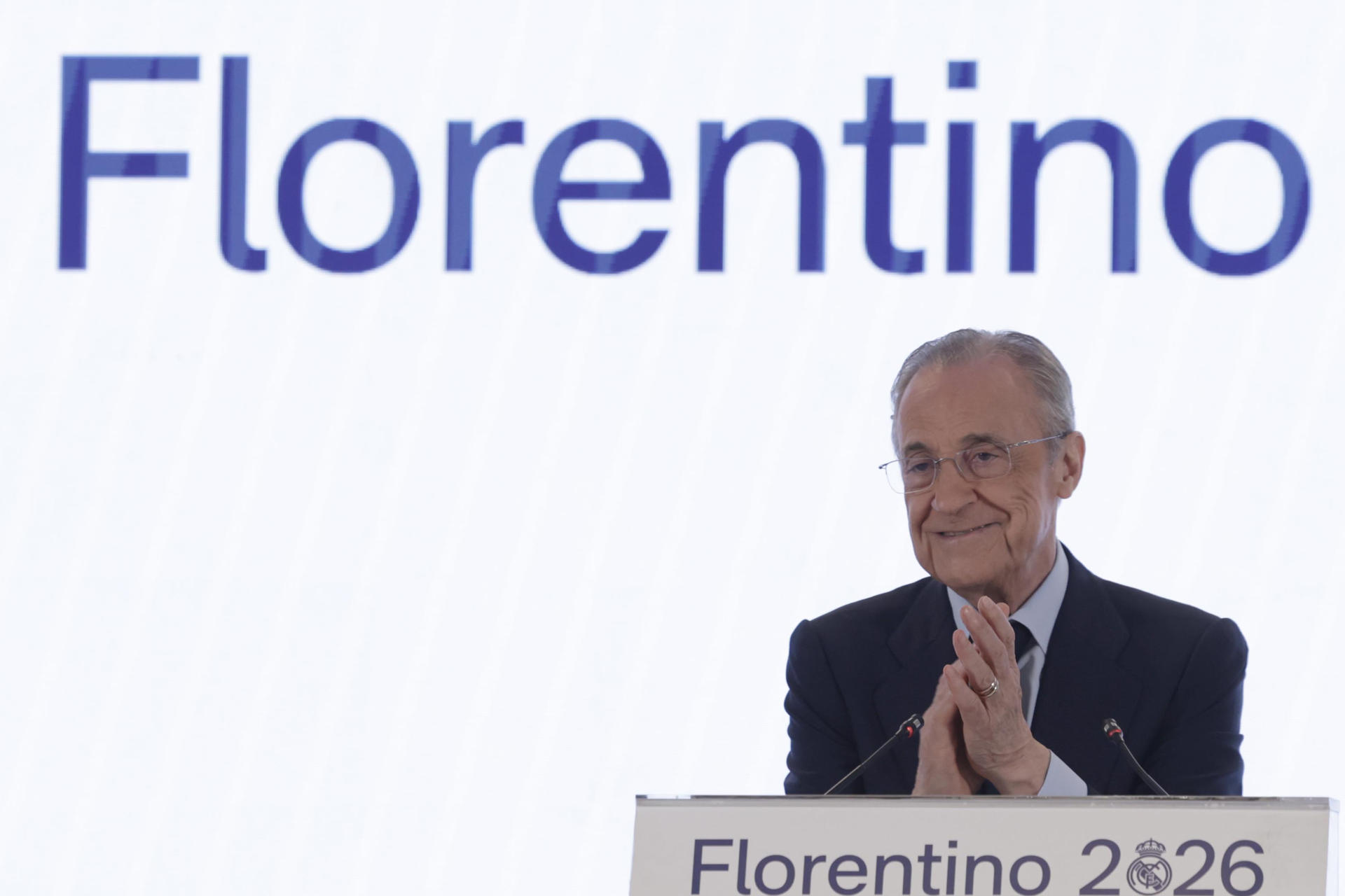 Florentino Pérez insiste en "defender" al Real Madrid: "Vamo