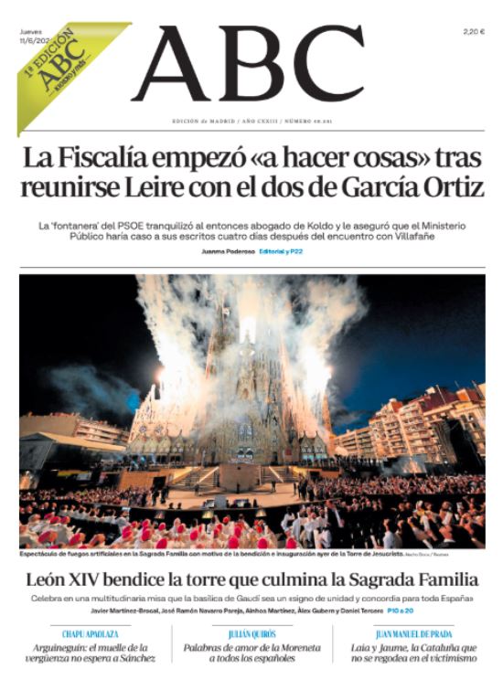 Portadas de la prensa internacional de este jueves 11 de jun