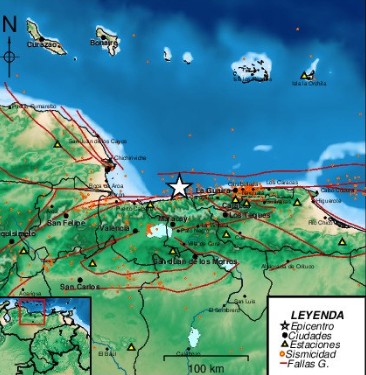 Sismo de magnitud 4.9 en Aragua este #26Jun