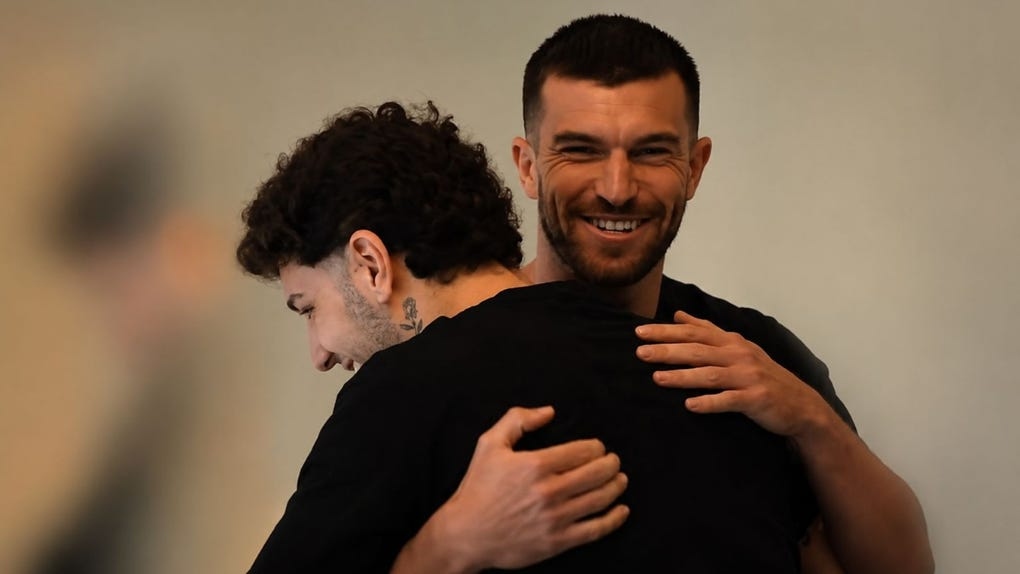 Tim Payne conoció al influencer que lo convirtió en fenómeno viral antes del Mundial (VIDEO)