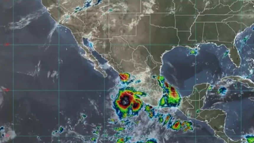 La tormenta tropical Boris toca tierra en el sur de México y