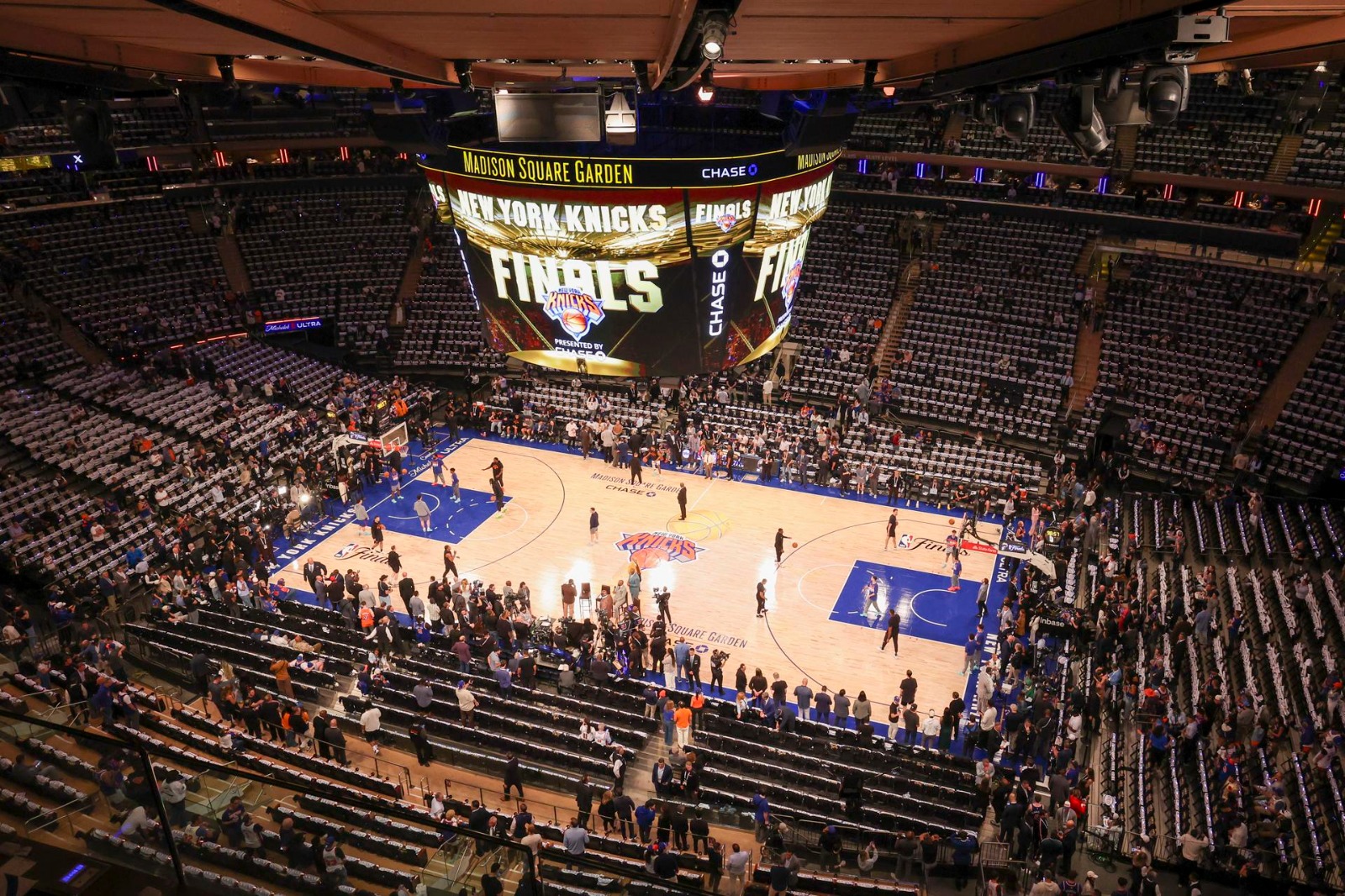 Trump arribó al Madison Square Garden para asistir