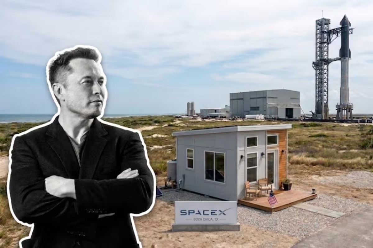 La casa prefabricada donde vive Elon Musk en Texas por la que dejó su mansión en California