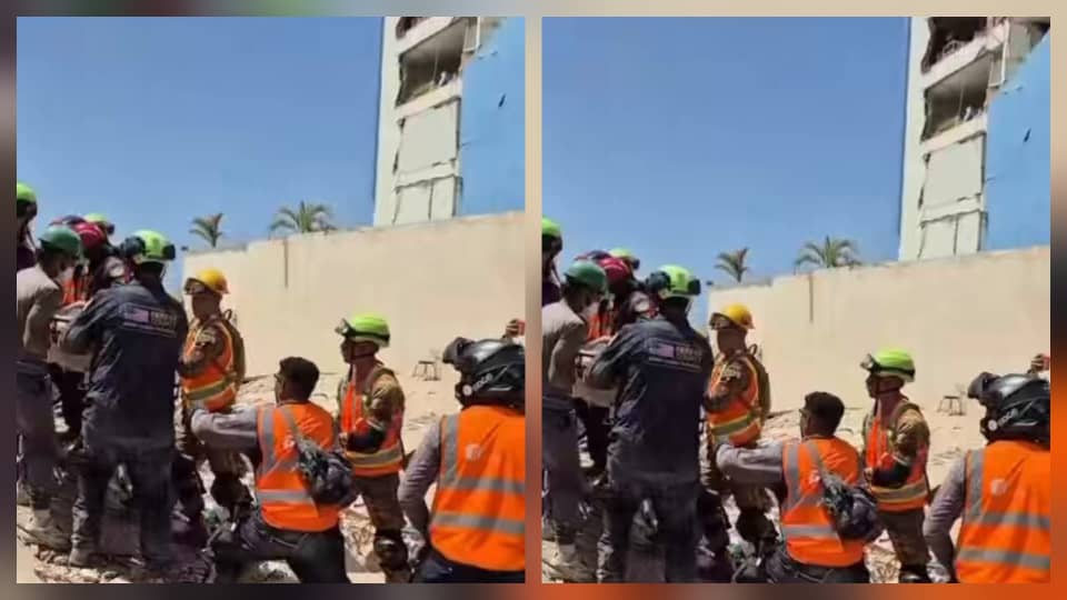 Rescatan con vida a mujer tras casi 70 horas bajo los escombros en el Edificio Nautilus en La Guaira (VIDEO)