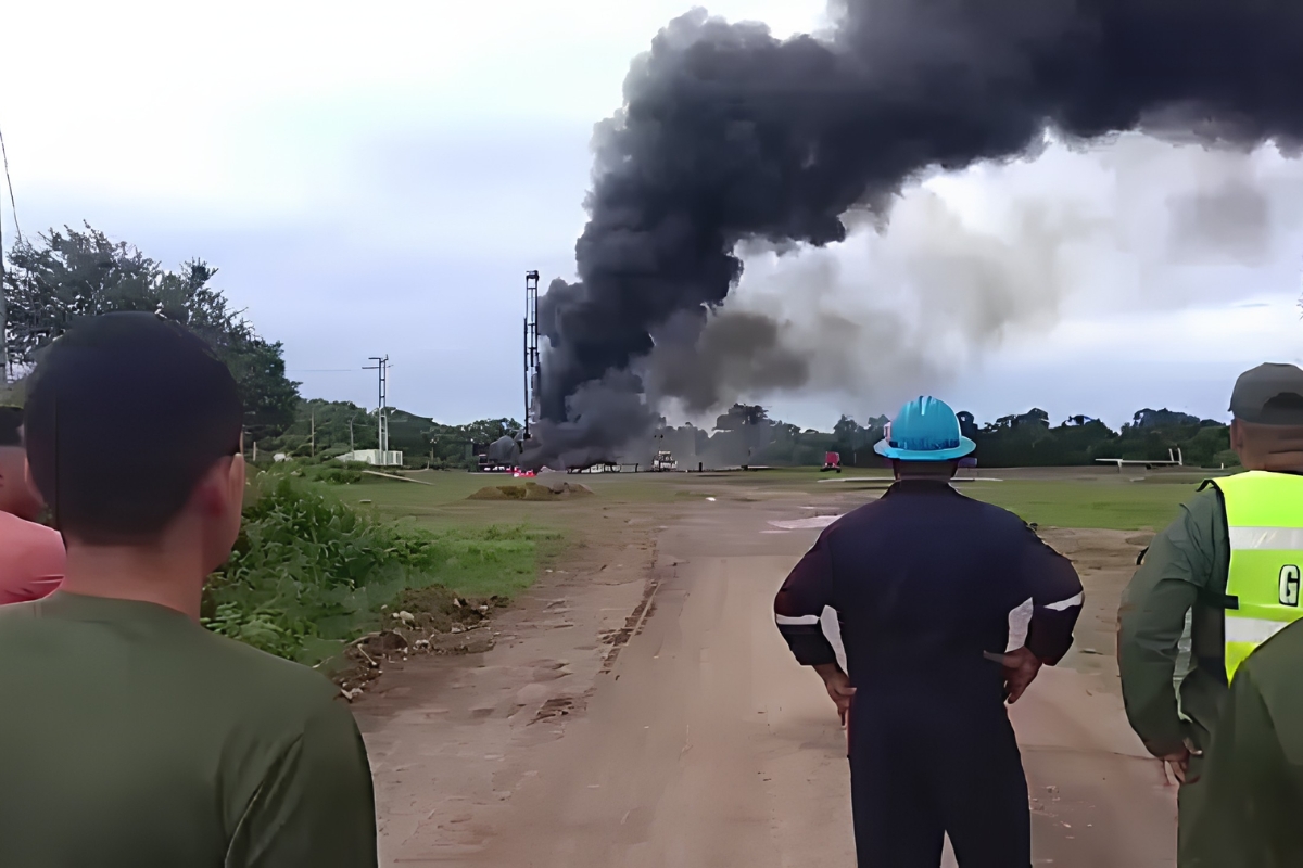 La terrible explosión en una instalación de Pdvsa en Apure que dejó al menos cinco heridos (VIDEOS)