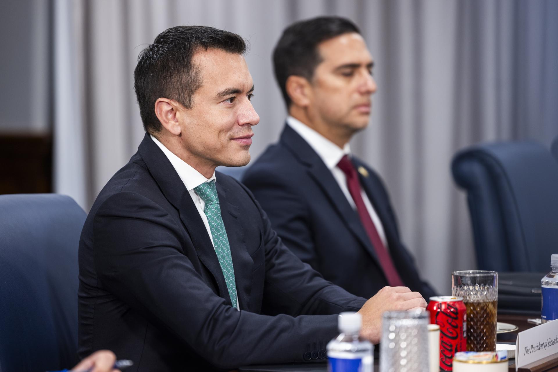 Noboa blindó a militares extranjeros que participen en operaciones contra bandas criminales en Ecuador