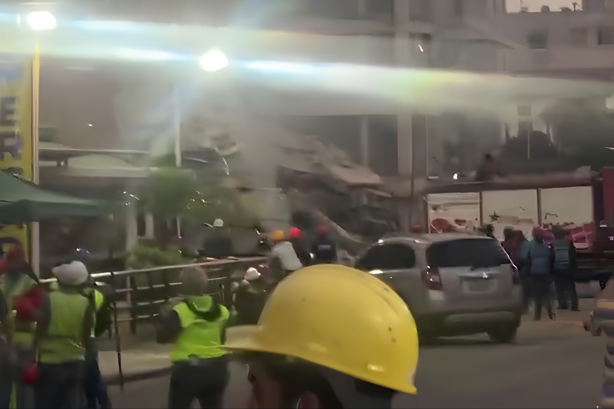 Explosión e incendio obligaron a suspender rescate en edificio de El Paraíso (VIDEOS)