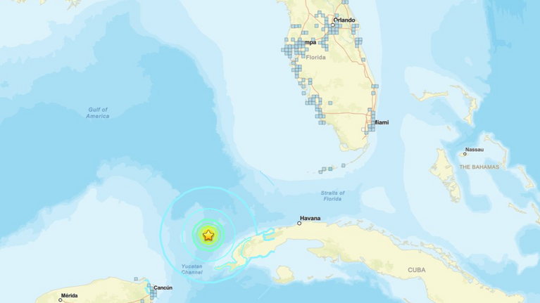 Fuerte sismo del lado occidental de Cuba se sintió