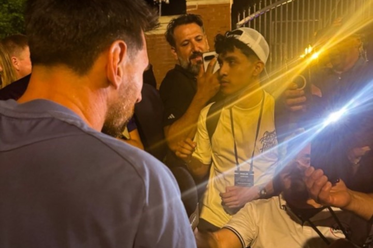 El gesto de Lionel Messi con un periodista venezolano en silla de ruedas que se hizo viral (VIDEO)