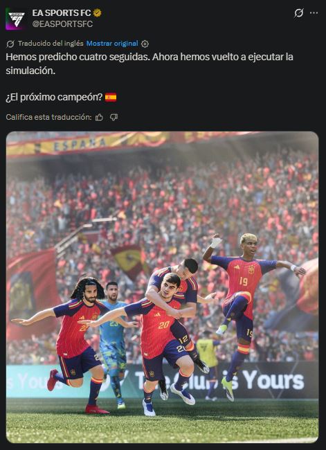 EA Sports acertó los últimos cuatro campeones y ahora predijo quién que ganará el Mundial 2026 1 post EA Sports