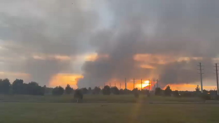 Incendios forestales en Miami-Dade obligaron al cierre de importante avenida