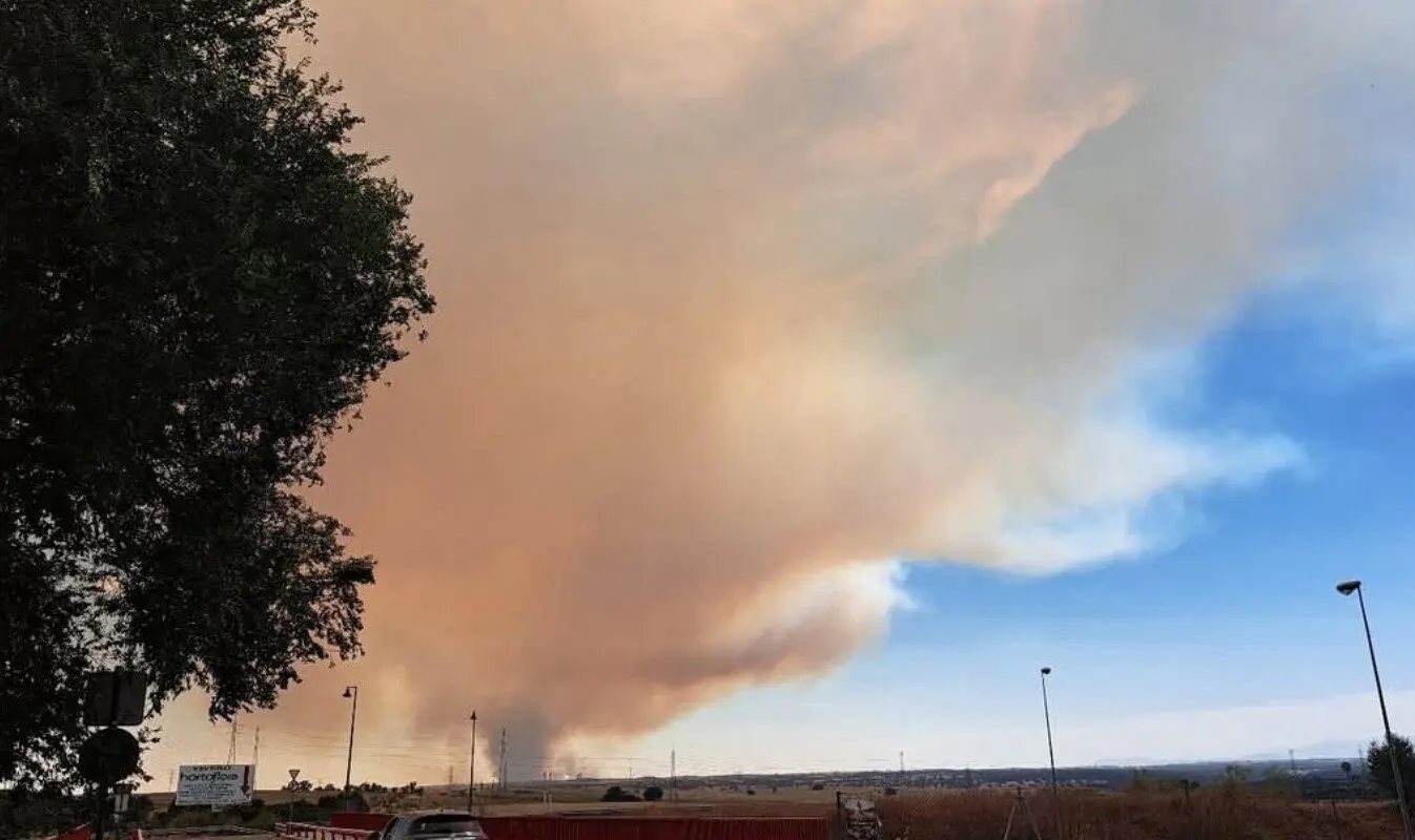 Díaz Ayuso advierte que Madrid se enfrenta al "peor" incendio de su historia
