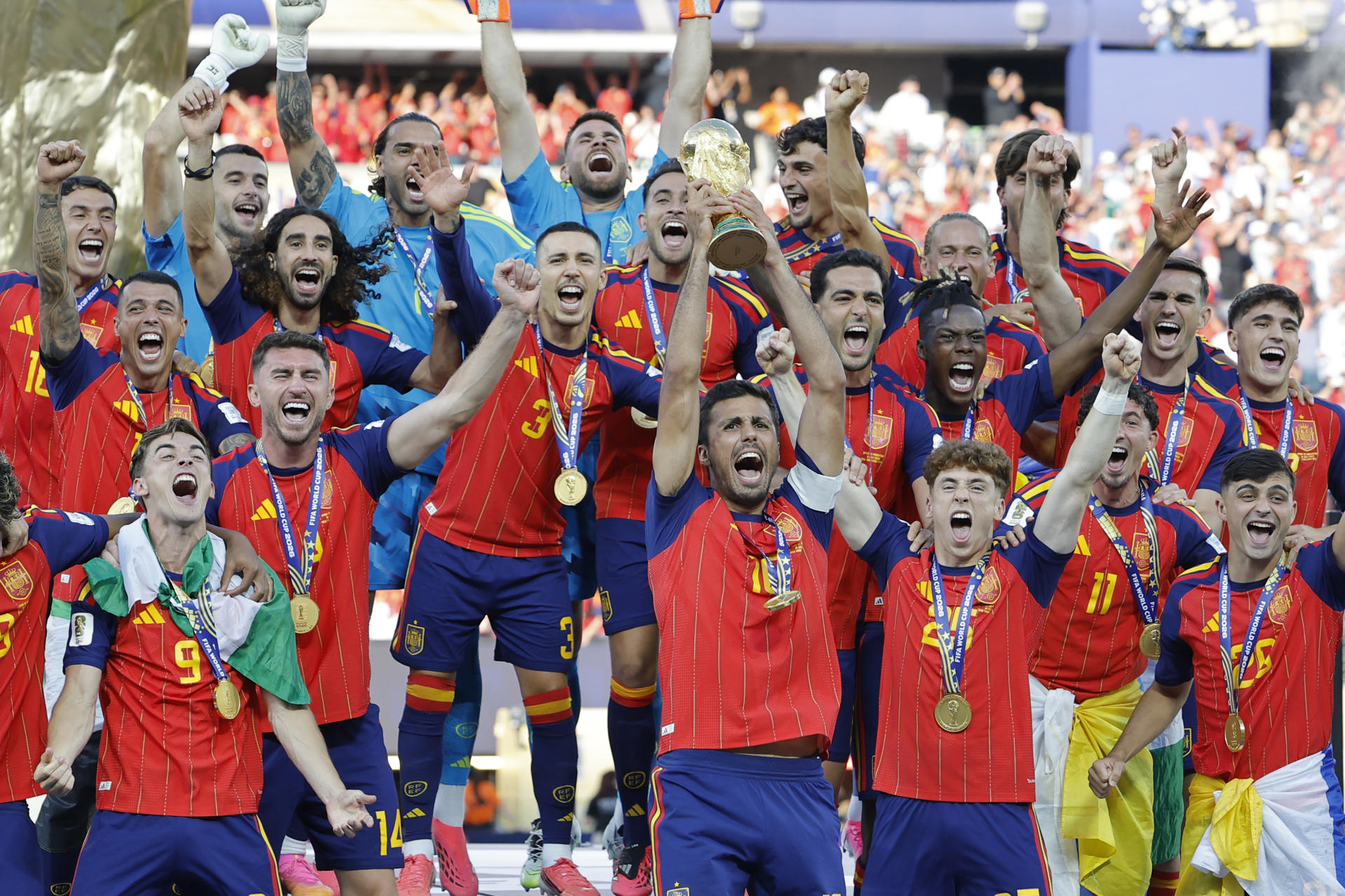 España desbancó a Argentina al mando de clasificación Fifa