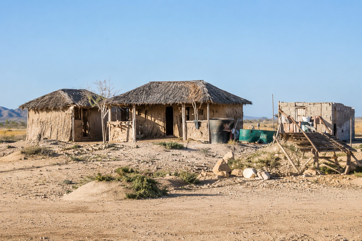 Dormía cuando ocurrió la tragedia: un niño wayuu de cinco años perdió la vida tras el colapso de su casa