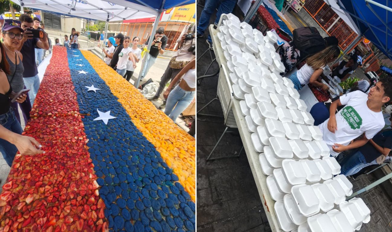 Prepararon la torta más grande de Venezuela para los niños de La Guaira y Caracas tras los terremotos