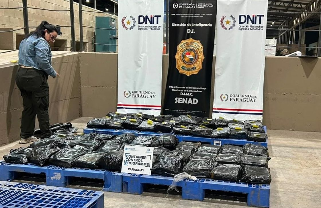 Paraguay incautó 311 kilos de marihuana ocultos en vehículos importados desde EEUU