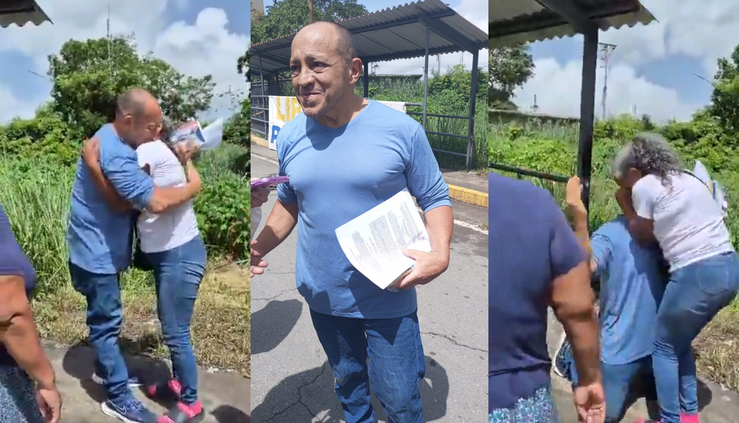 EN VIDEO: así fue el emotivo recibimiento a José Sánchez "Mazuco" tras ser excarcelado