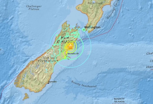 Un terremoto de magnitud 5,9 sacude la Isla Sur de Nueva Zelanda