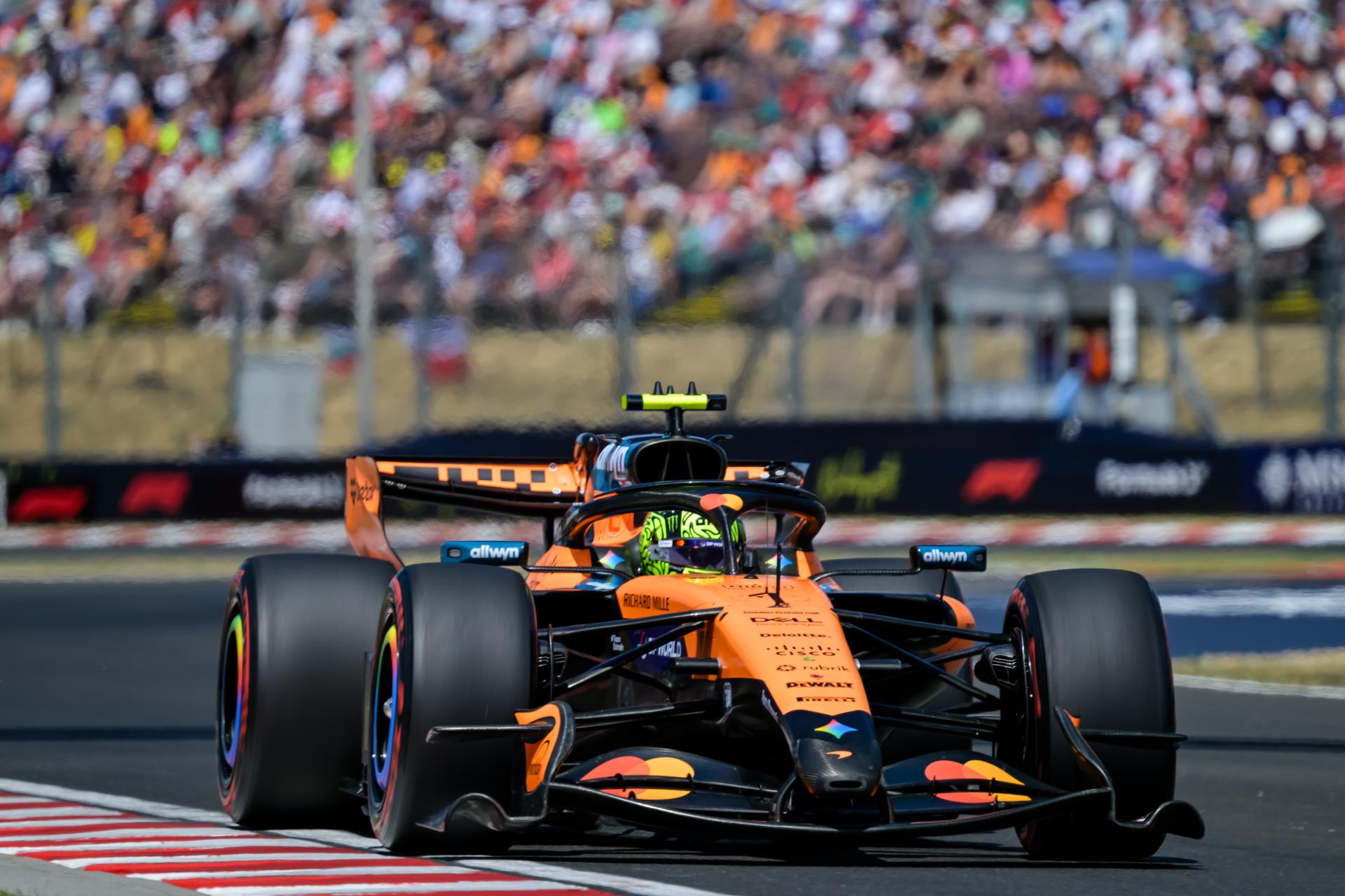 Lando Norris fue el más rápido en la última práctica libre del Gran Premio de Hungría
