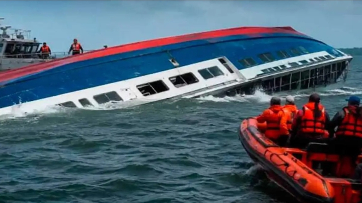 Ascendió a 53 la cifra de muertos por el naufragio de un ferry en Guyana con 179 personas a bordo
