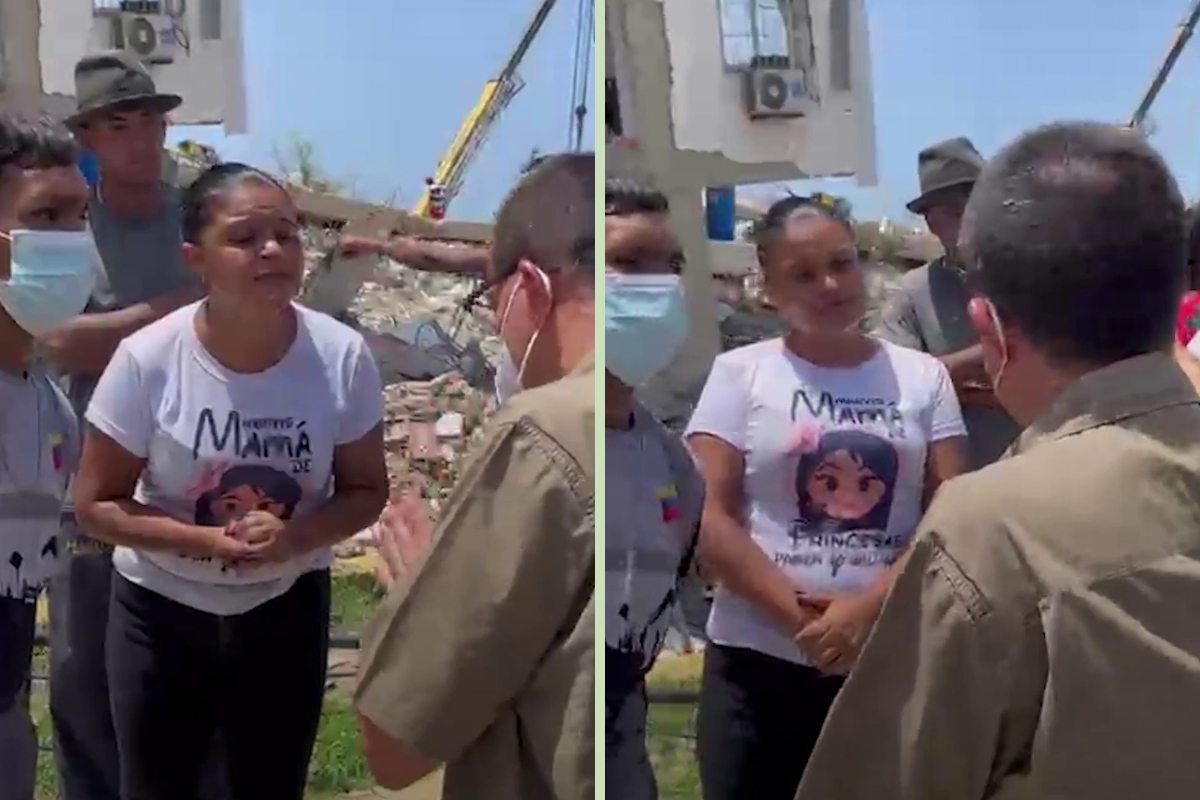 VIDEO: El dramático momento en que una madre confrontó a Jorge Arreaza por su hija desaparecida