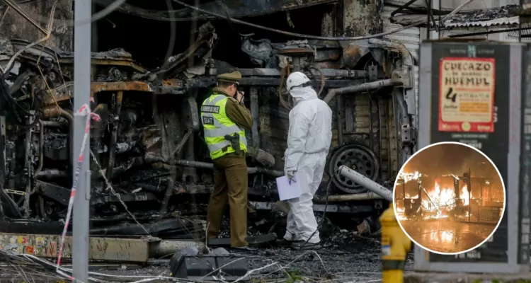 Choque contra un autobús en Santiago de Chile provocó incendio en el que murieron siete venezolanos