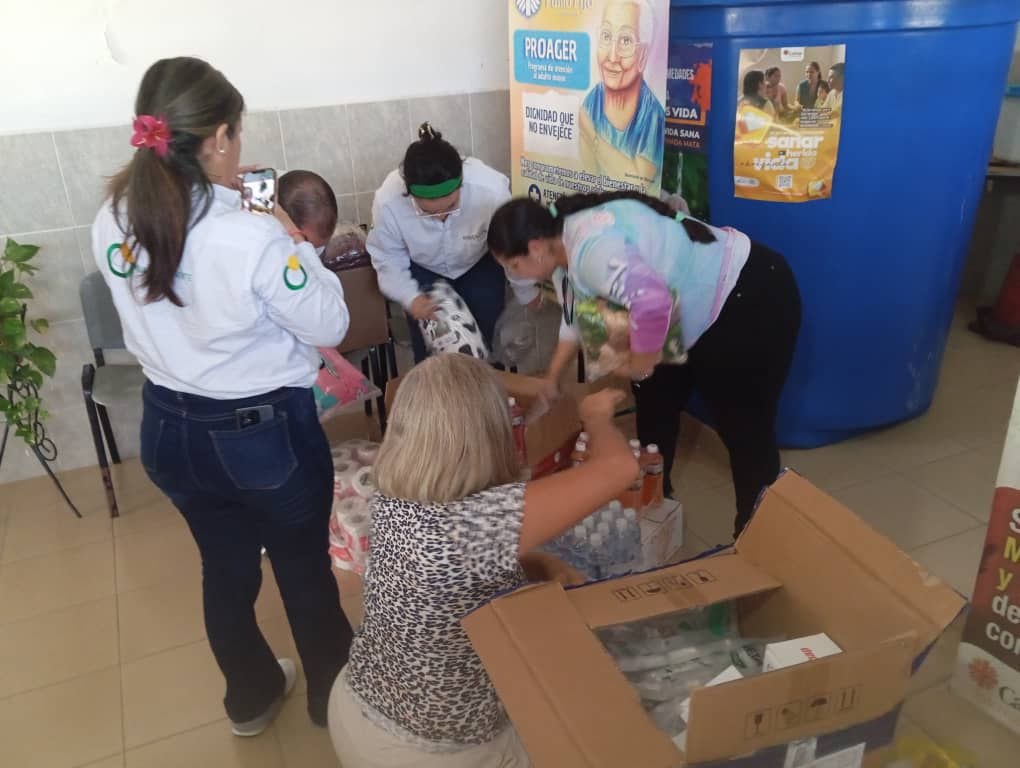 Cáritas Punto Fijo ha localizado 12 familias damnificadas que llegaron a Falcón desde La Guaira