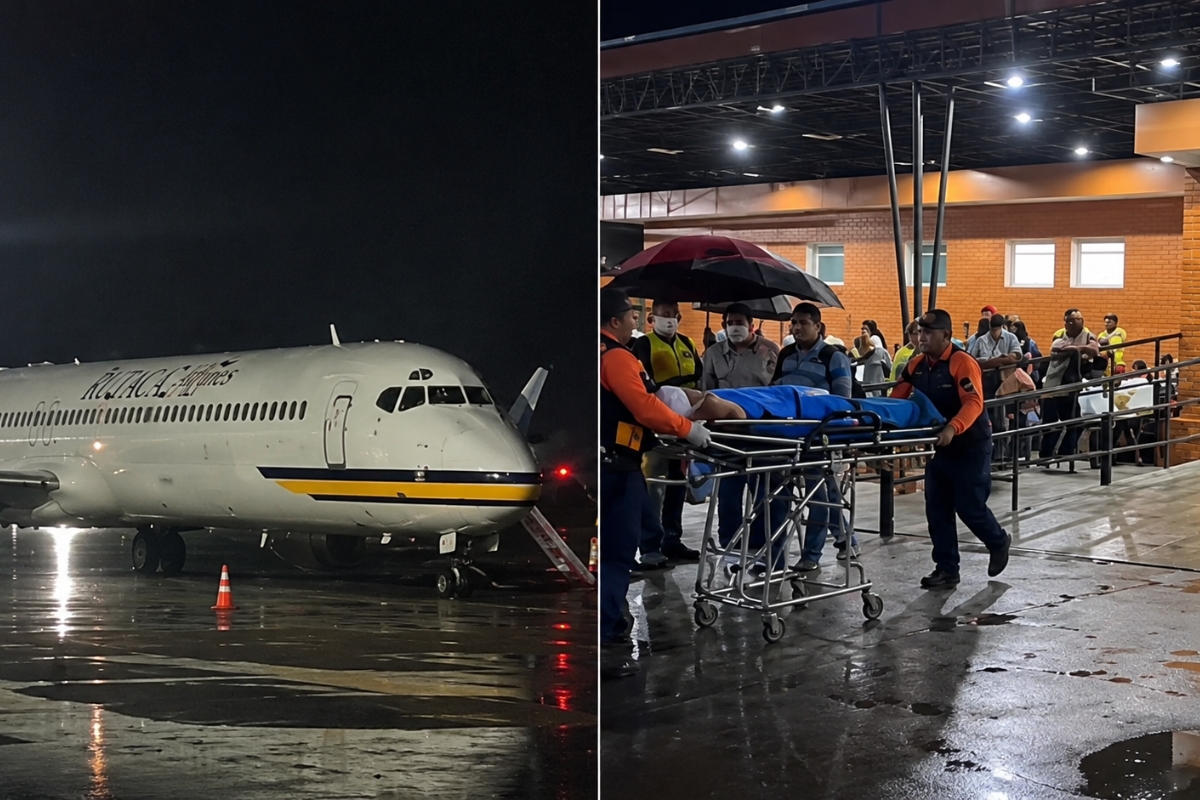 VIDEO: El estremecedor relato de un sobreviviente del rayo que impactó un avión en Valencia