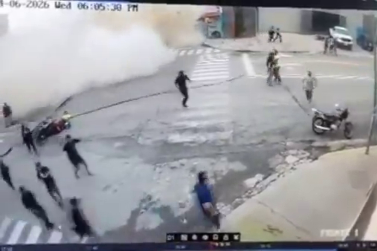 Doble terremoto en La Guaira: Las imágenes que revelan el momento exacto en que el pánico se apoderó de todos (VIDEO)