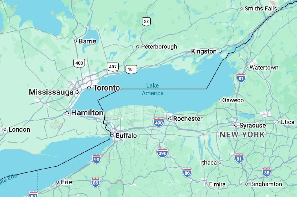 Google Maps comenzó a mostrar "Lago América" en EEUU tras orden de Trump