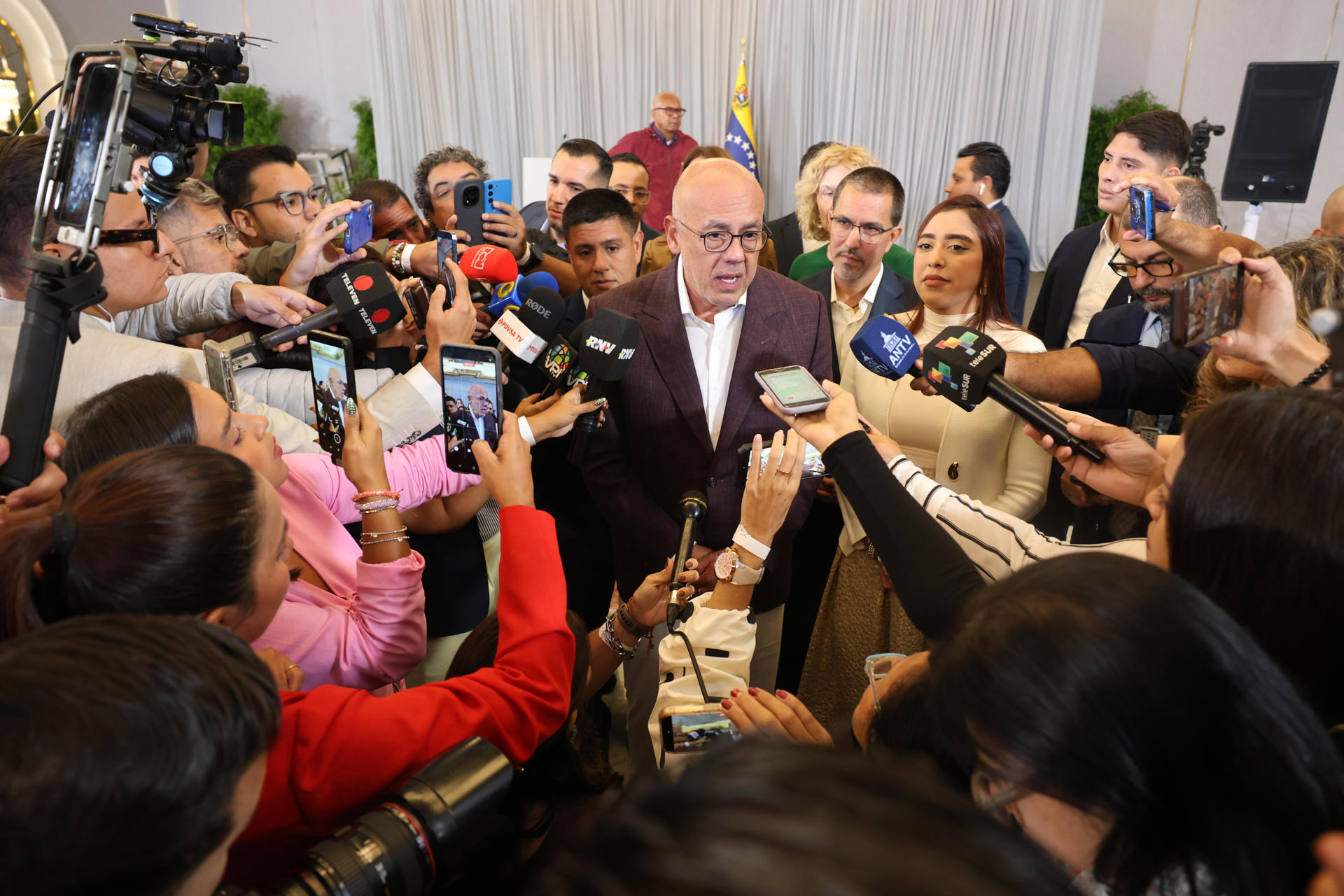 Jorge Rodríguez negó que el régimen esté impidiendo el regreso de María Corina Machado a Venezuela