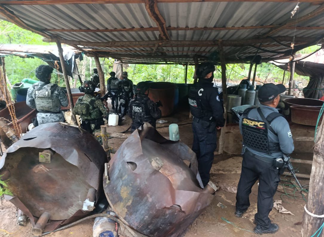 México decomisó 7,8 toneladas de químicos tras desmantelar tres narcolaboratorios
