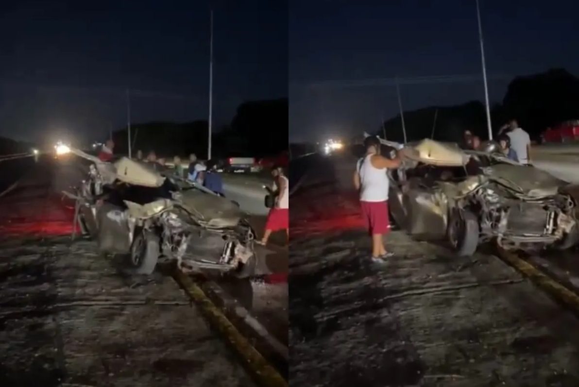 VIDEO: trágica colisión múltiple se cobró al menos una vida en Higuerote
