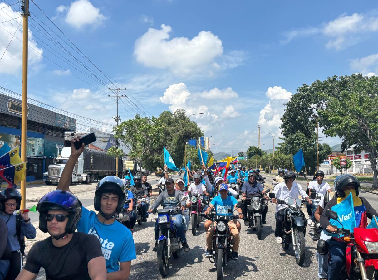 Carabobo rompió los cercos policiales de Rafael Lacava en respaldo a María Corina Machado