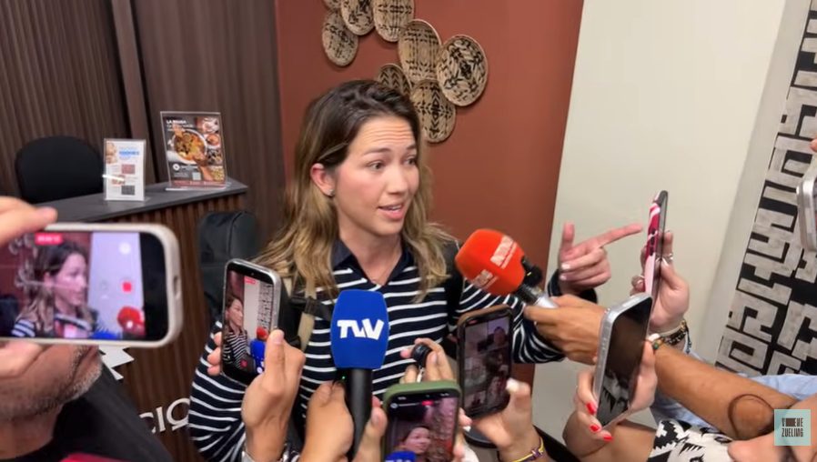 VIDEO: Las primeras imágenes de Claudia Macero tras su llegada a Maiquetía