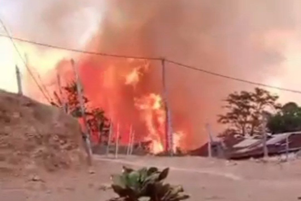 Incendio forestal consume hectáreas productivas y amenaza a caseríos en municipio Torres de Lara (VIDEOS)