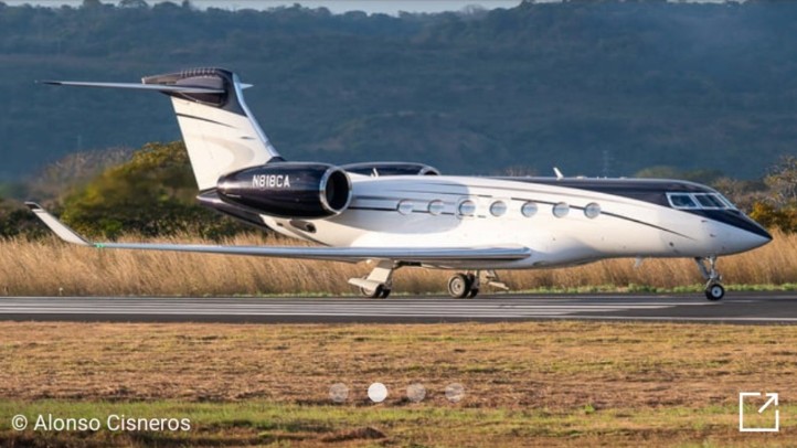 Jet de lujo usado por Delcy Rodríguez estuvo en San Tomé y Curazao antes de volar a Nueva York