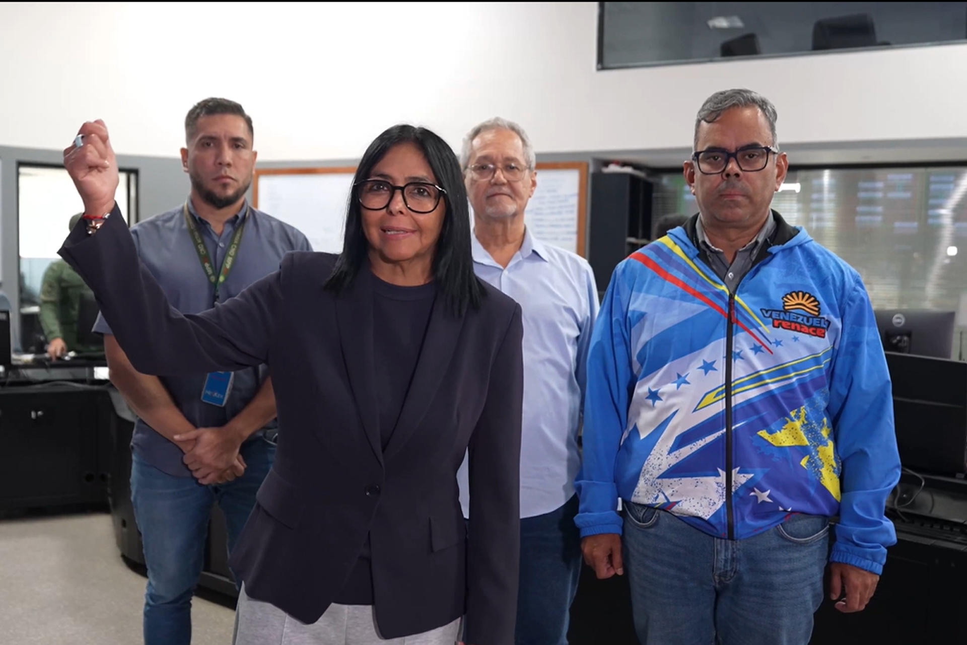 Delcy Rodríguez regresó a Venezuela tras su accidentado paso en la ONU